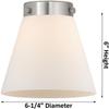 Innovations Lighting 515-1W-SG-G61-LED Bare Bulb 1 Light Cord Set, Satin Gold view 2