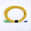 Elfcam - 15m/49.21ft Fiber Optic Cable SCA to LC/UPC OS2 Singlemode Duplex 9/125um LSZH, Yellow, 15 Meter view 3