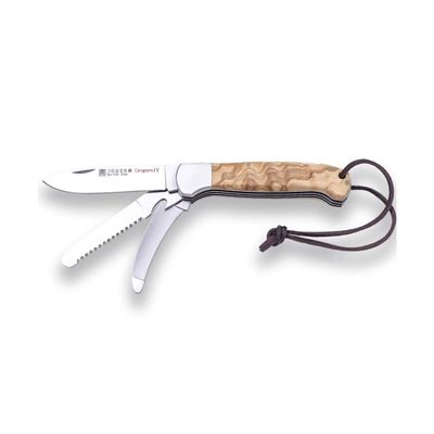 Joker Multifunction Pocket Knife Canguro IV NO128, MOVA 3.14 inches Stainless Steel Blade, Saw, Skinner and Bottle Opener, Fishing, Hunting, Camping and Hiking Tools.