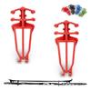 Bagdent Cross Country Skis and Poles Holder  1 Pair, Universal Nordic Ski Pole Carrier (Red) view 1