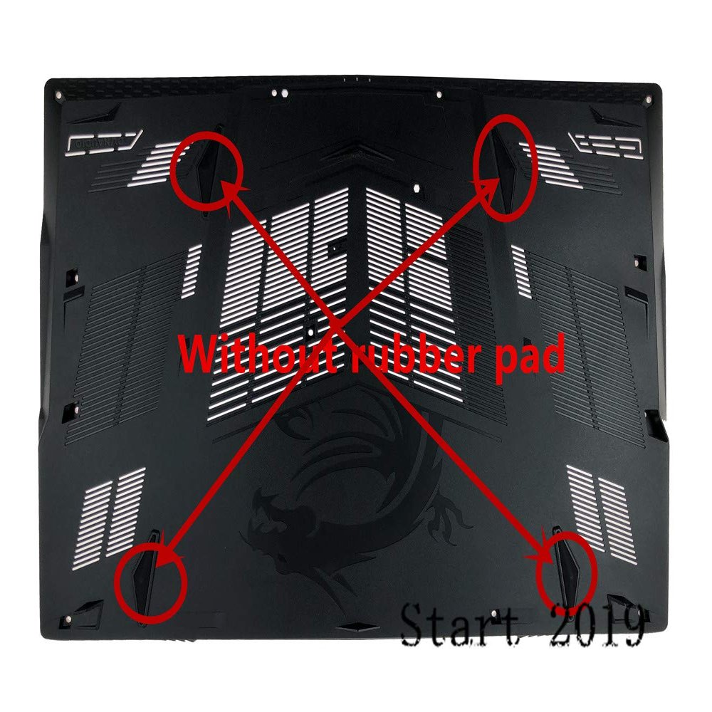 New Compatible Replacemen for MSI GE73 GE73VR 7RF-006CN MS-17C5 MS-17C1 MS-17C7 17.3'' (Bottom Case Cover)
