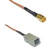 0.5 feet RG316 SMB Female to GT5-1S RF Pigtail Coaxial Cable view 1