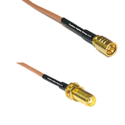 0.5 feet RG316 SMB Female to SMA Female Long RF Pigtail Coaxial Cable