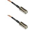 1 feet RG316 Mini UHF Female to Mini UHF Female RF Pigtail Coaxial Cable view 1