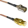 0.5 feet RG316 DVB TV Pal Male to RCA Female RF Pigtail Coaxial Cable view 1