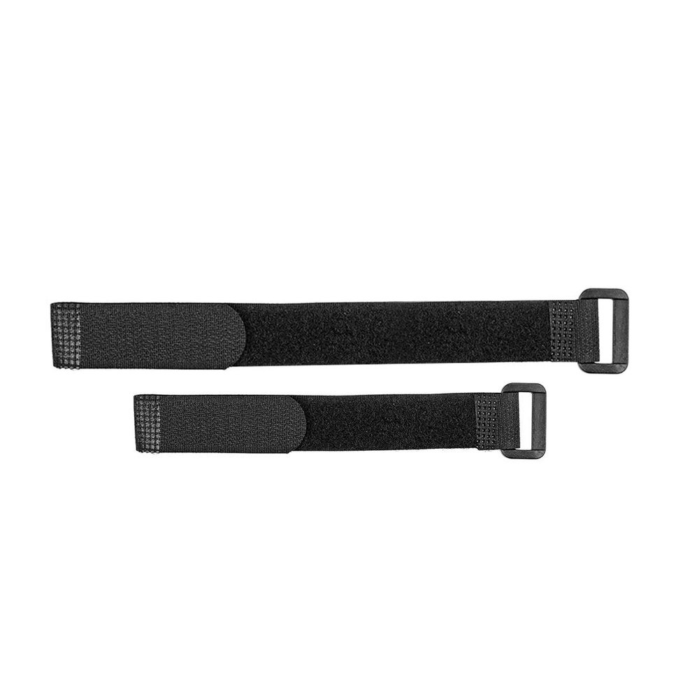 uxcell Reusable Cable Ties 8 Inch & 12 Inch Hook and Loop Cord Wrap with Buckle Black 20pcs