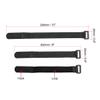 uxcell Reusable Cable Ties 8 Inch & 12 Inch Hook and Loop Cord Wrap with Buckle Black 20pcs view 2