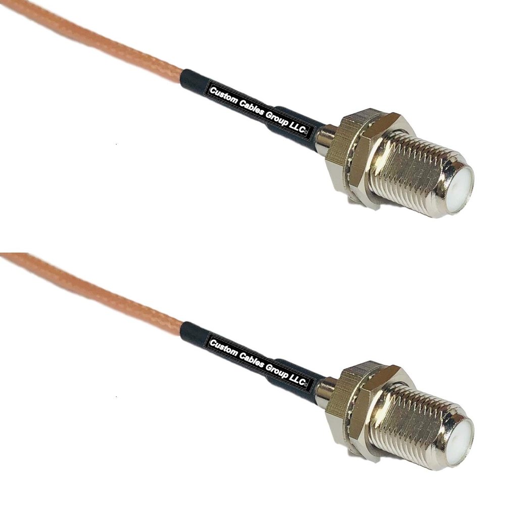 0.5 feet RG316 F Female to F Female RF Pigtail Coaxial Cable
