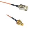 3 feet RG316 BNC Female to RP-SMA Female O-Ring RF Pigtail Coaxial Cable view 1