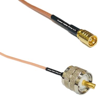 0.5 feet RG316 SMB Female to PL259 UHF Male RF Pigtail Coaxial Cable