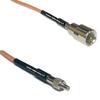 0.5 feet RG316 FME Male to TS-9 Female RF Pigtail Coaxial Cable view 1