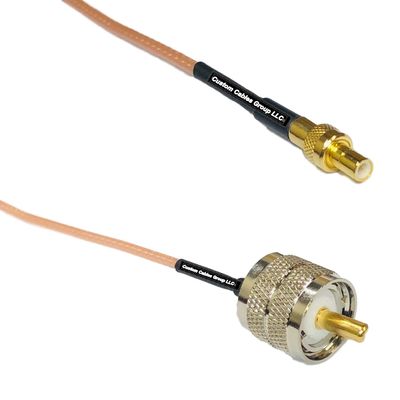 0.5 feet RG316 SMB Male to PL259 UHF Male RF Pigtail Coaxial Cable