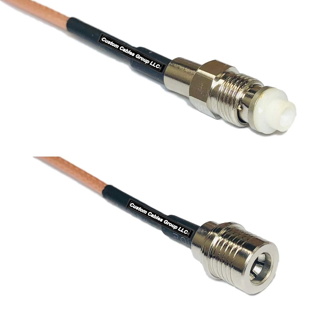 0.5 feet RG316 FME Female to QMA Male RF Pigtail Coaxial Cable