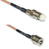 0.5 feet RG316 FME Female to QMA Male RF Pigtail Coaxial Cable view 1