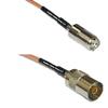 1 feet RG316 Mini UHF Female to DVB TV Pal Female RF Pigtail Coaxial Cable view 1