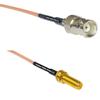 0.5 feet RG316 BNC Female to RP-SMA Female Long RF Pigtail Coaxial Cable view 1