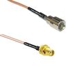 1 feet RG316 FME Male to SSMA Female RF Pigtail Coaxial Cable view 1