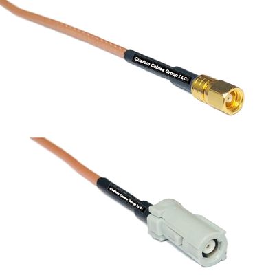 0.5 feet RG316 SMC Female to AVIC Jack RF Pigtail Coaxial Cable