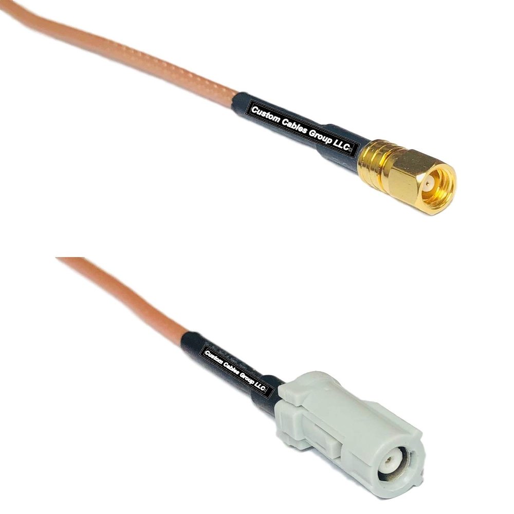 0.5 feet RG316 SMC Female to AVIC Jack RF Pigtail Coaxial Cable