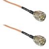0.5 feet RG316 Mini UHF Male to Mini UHF Male RF Pigtail Coaxial Cable view 1