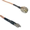 1 feet RG316 Mini UHF Male to TS-9 Female RF Pigtail Coaxial Cable view 1