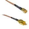0.5 feet RG316 SMB Female to RCA Male RF Pigtail Coaxial Cable view 1