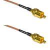 1 feet RG316 RCA Male to RCA Male RF Pigtail Coaxial Cable view 1