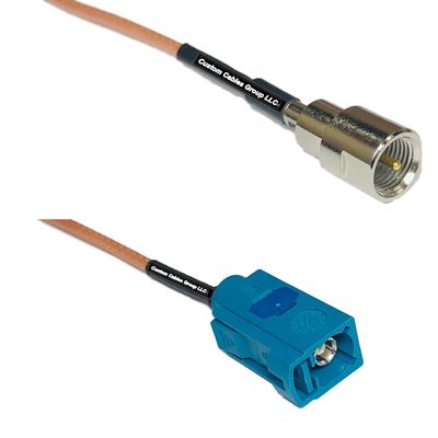 0.5 feet RG316 FME Male to Fakra Z Female RF Pigtail Coaxial Cable