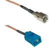 0.5 feet RG316 FME Male to Fakra Z Female RF Pigtail Coaxial Cable view 1
