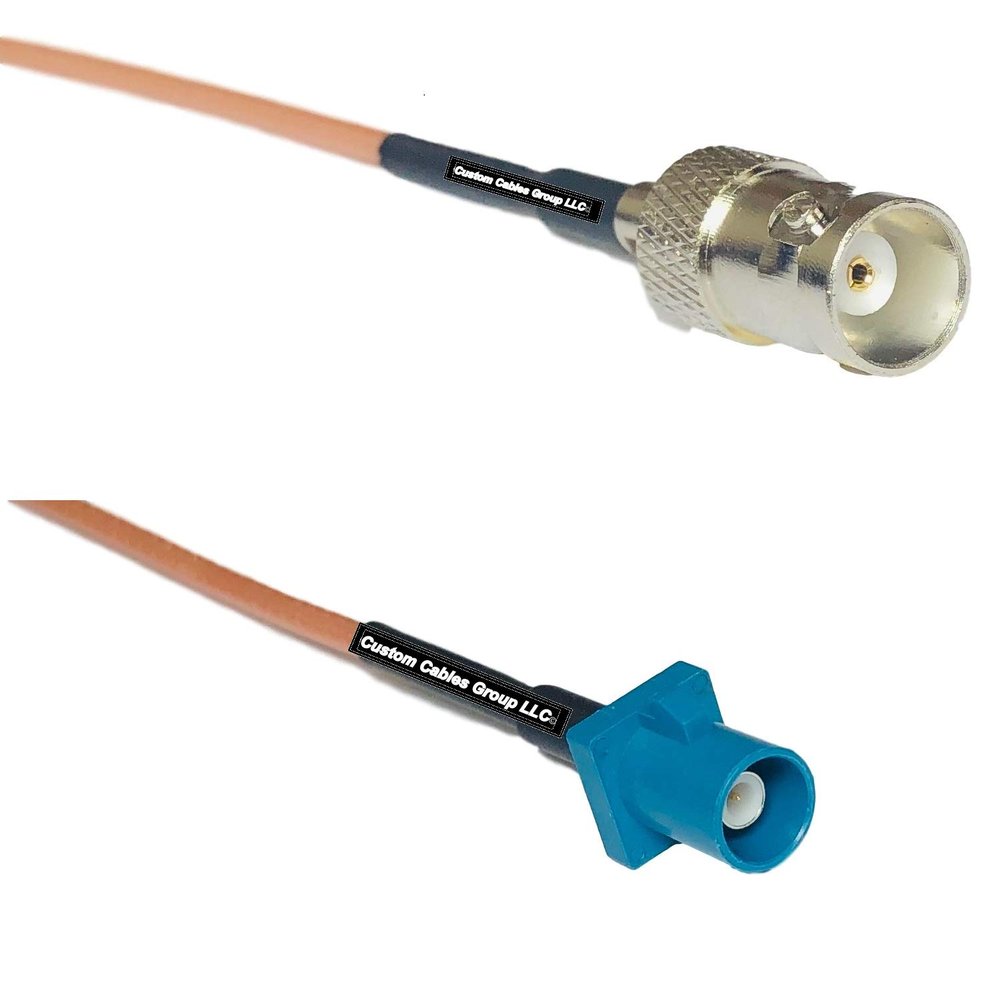 0.5 feet RG316 BNC Female to Fakra Z Male RF Pigtail Coaxial Cable