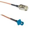 0.5 feet RG316 BNC Female to Fakra Z Male RF Pigtail Coaxial Cable view 1