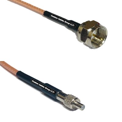 0.5 feet RG316 F Male to TS-9 Female RF Pigtail Coaxial Cable