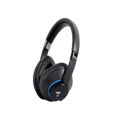 Atlantic Technology FS-BT210 Over-Ear Bluetooth Headphones, 30 Hours Playtime and Hands-Free Calling with Microphone (Black)