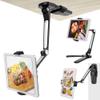 AboveTEK iPad Wall Mount, 3 in 1 Highflex 360 Under Cabinet iPads Mount for Kitchen, Tablet Celling Under Counter Holder, Kitchen Tablet Mount Fits 4.7" to 13.5" iPad, mini, Air, Surface Pro - Black view 1