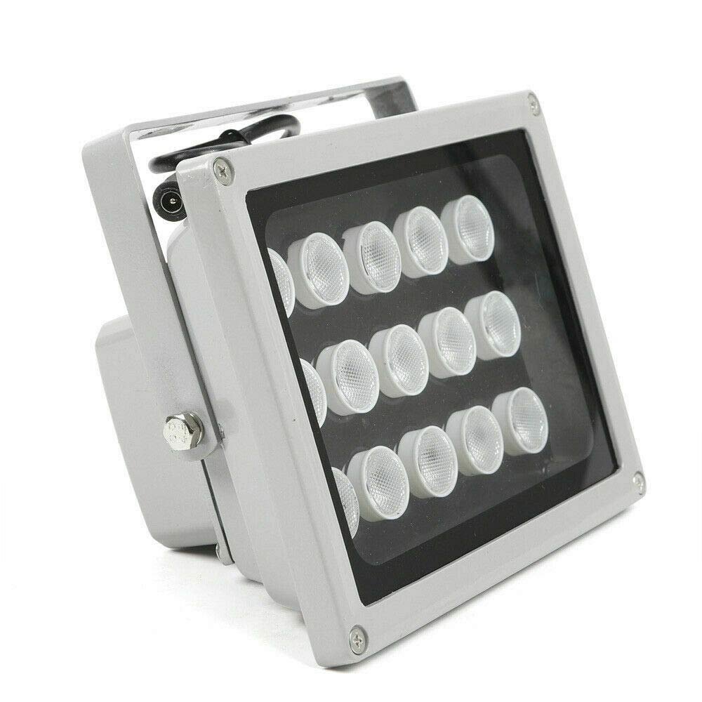 IR Illuminator 90 Degree Wide Angle LED Infrared Light Lamp 15 LEDs IR Infrared Illuminator Lamp Spot Night View Light for Security CCTV Camera IP Camera
