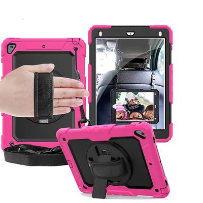 DuraSafe Cases for iPad PRO 10.5 Air 3 [ PRO 10.5 Inch Air 3rd Gen ] A1701 A1709 A1852 A2152 A2123 A2153 A2154 MUUL2LL/A MUUK2LL/A Built-in Kick Stand Heavy Duty Rugged Case - Pink