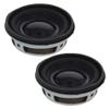 Fielect 2Pcs 3W 4 Ohm DIY Magnetic Speaker 40mm Diameter Round Shape Replacement Loudspeaker