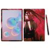 MightySkins Carbon Fiber Skin For Samsung Galaxy Tab S6 10.5" - Anime | Protective, Durable Textured Carbon Fiber Finish | Easy To Apply, Remove, and Change Styles | Made in the USA (CF-SAGTAS6-Anime) view 1