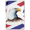 MightySkins Carbon Fiber Skin For Samsung Galaxy Tab S6 10.5" - Eagle Head | Protective, Durable Textured Carbon Fiber Finish | Easy To Apply, Remove, and Change Styles | Made in the USA, Model Number: CF-SAGTAS6-Eagle Head view 2
