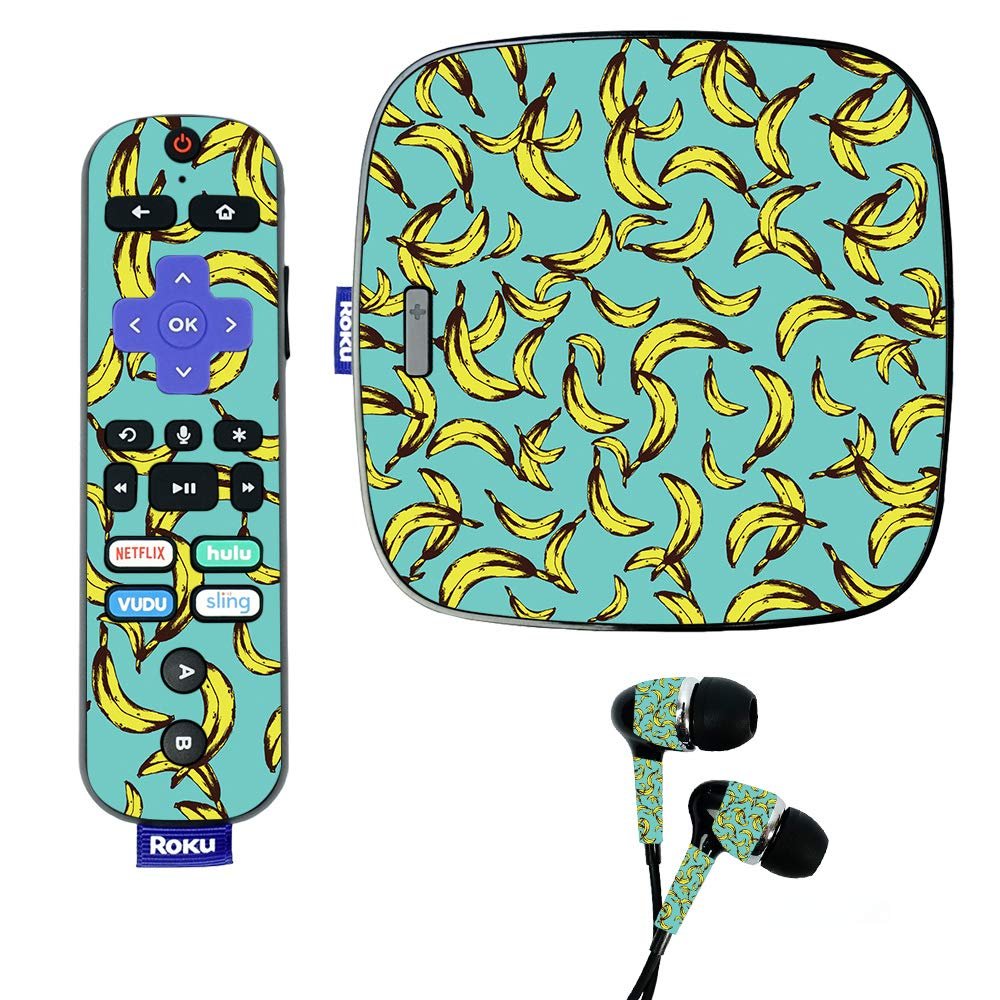 MightySkins Skin for Roku Ultra - Bananas | Protective, Durable, and Unique Vinyl Decal wrap Cover | Easy to Apply, Remove, and Change Styles | Made in The USA