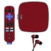 MightySkins Skin for Roku Ultra - Solid Burgundy | Protective, Durable, and Unique Vinyl Decal wrap Cover | Easy to Apply, Remove, and Change Styles | Made in The USA view 1