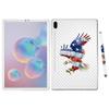 MightySkins Carbon Fiber Skin for Samsung Galaxy Tab S6 10.5" - American Eagle | Protective, Durable Textured Carbon Fiber Finish | Easy to Apply, Remove, and Change Styles | Made in The USA view 1