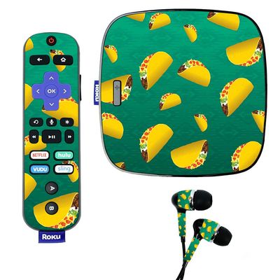 MightySkins Skin for Roku Ultra - Tacos | Protective, Durable, and Unique Vinyl Decal wrap Cover | Easy to Apply, Remove, and Change Styles | Made in The USA
