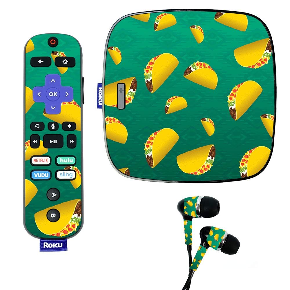 MightySkins Skin for Roku Ultra - Tacos | Protective, Durable, and Unique Vinyl Decal wrap Cover | Easy to Apply, Remove, and Change Styles | Made in The USA