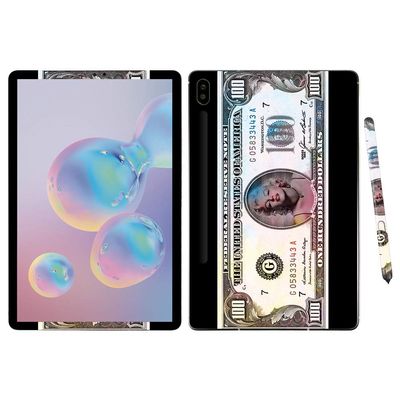 MightySkins Skin for Samsung Galaxy Tab S6 10.5" - Monroe Currency | Protective, Durable, and Unique Vinyl Decal wrap Cover | Easy to Apply, Remove, and Change Styles | Made in The USA