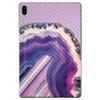 MightySkins Carbon Fiber Skin For Samsung Galaxy Tab S6 10.5" - Purple Agate | Protective, Durable Textured Carbon Fiber Finish | Easy To Apply, Remove, and Change Styles | Made in the USA, Model Number: CF-SAGTAS6-Purple Agate view 2