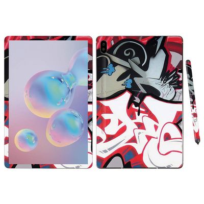 MightySkins Skin for Samsung Galaxy Tab S6 10.5" - Graffiti Mash Up | Protective, Durable, and Unique Vinyl Decal wrap Cover | Easy to Apply, Remove, and Change Styles | Made in The USA