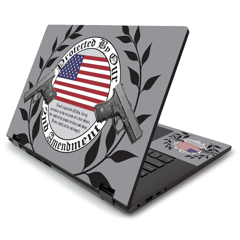MightySkins Skin for Lenovo Flex 15" (2019) - 2nd Amendment | Protective, Durable, and Unique Vinyl Decal wrap Cover | Easy to Apply, Remove, and Change Styles | Made in The USA