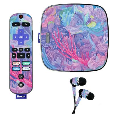 MightySkins Skin for Roku Ultra - Dreamy Reef | Protective, Durable, and Unique Vinyl Decal wrap Cover | Easy to Apply, Remove, and Change Styles | Made in The USA