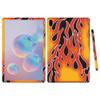MightySkins Skin for Samsung Galaxy Tab S6 10.5" - Hot Flames | Protective, Durable, and Unique Vinyl Decal wrap Cover | Easy to Apply, Remove, and Change Styles | Made in The USA view 1